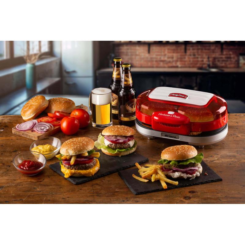 Ariete GRIGLIA ELETTRICA PER HAMBURGER ROSSO Qualità Garantita
