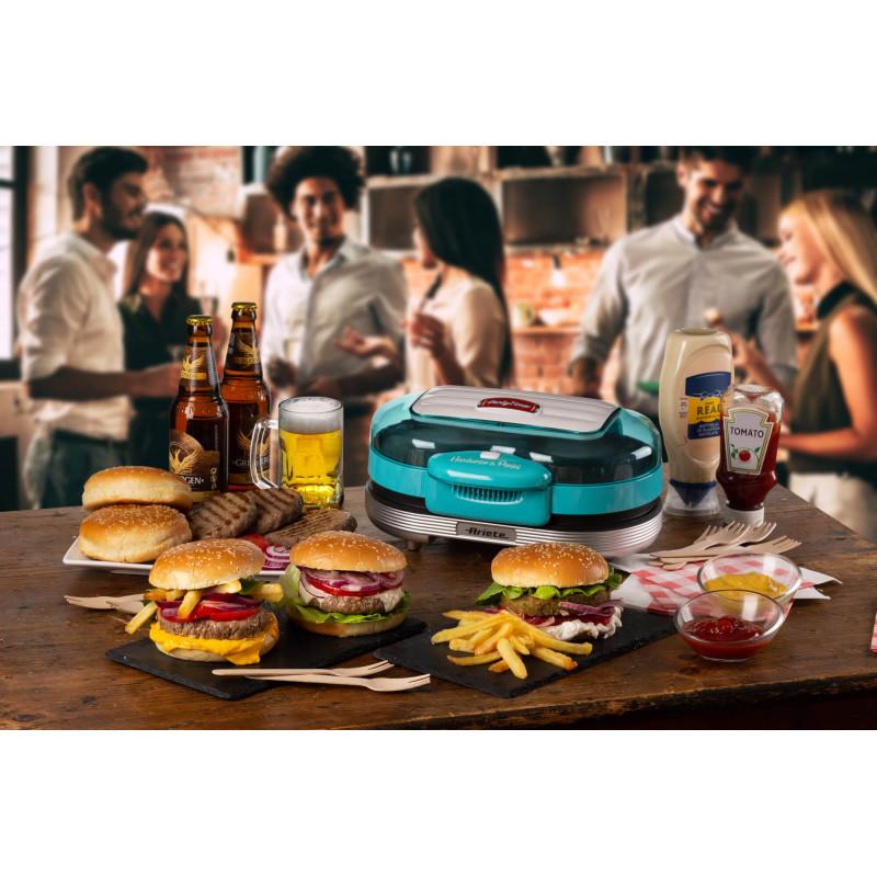 Ariete GRIGLIA ELETTRICA PER HAMBURGER CELESTE Fino Al -60%