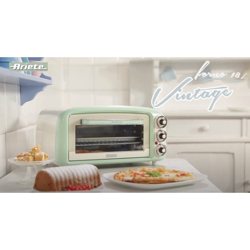 Ariete FORNO ELETTRICO VINTAGE VERDE Saldi Di Fabbrica