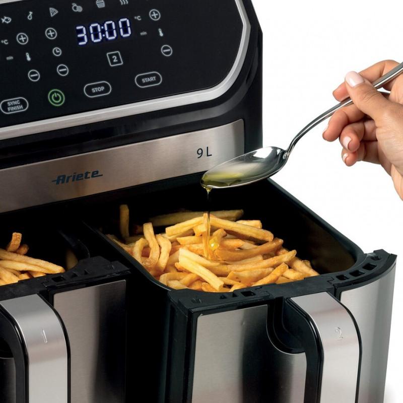 Ariete FRIGGITRICE AD ARIA DOPPIO CESTELLO Qualità Garantita