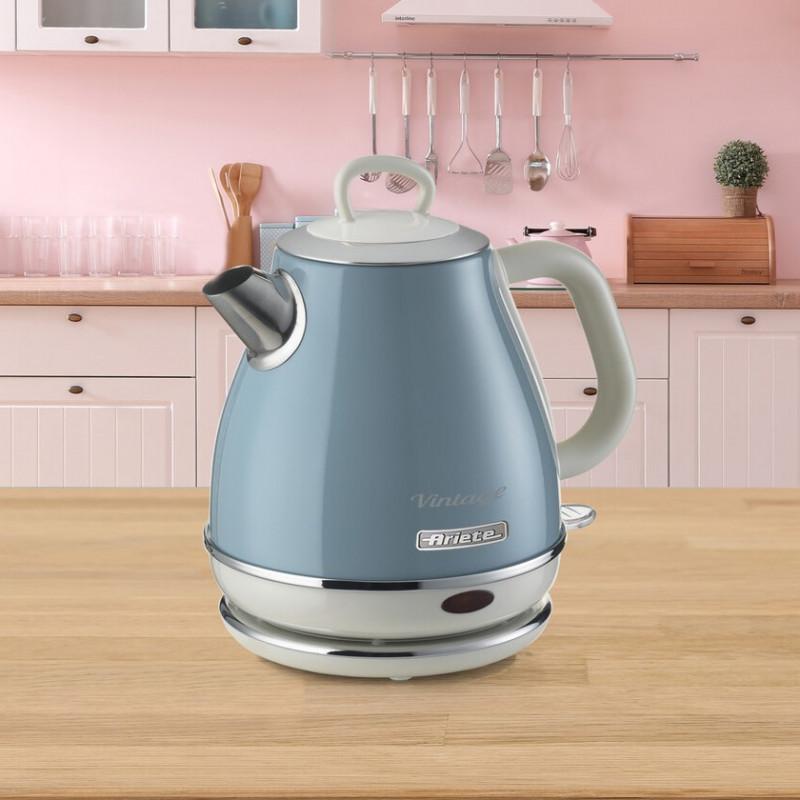 Ariete BOLLITORE ELETTRICO 1 LITRO VINTAGE CELESTE Vendite Flash