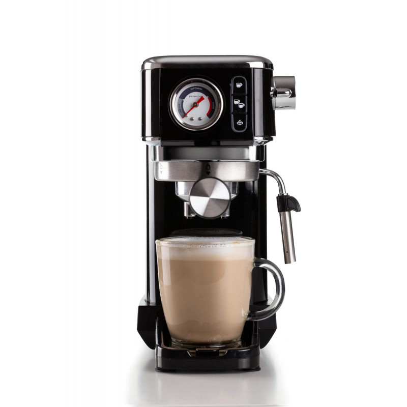 Ariete MACCHINA DA CAFFè ESPRESSO IN METALLO CON MANOMETRO NERO Negozi Online