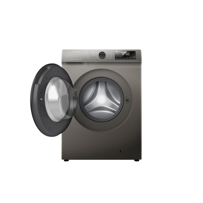 ﻿Hisense WFQP8014EVMT lavatrice Caricamento frontale 8 kg 1400 Giri/min Acciaio inox Soddisfazione Garantita