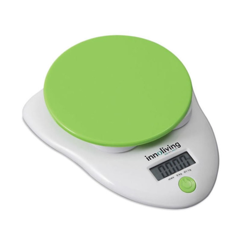 Innofit INN-126G bilancia da cucina Verde Bianco Superficie piana Bilancia da cucina elettronica 2025