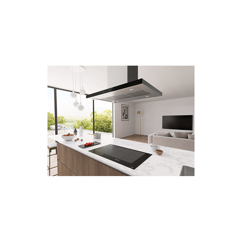 Franke T-SHAPE AVANT-SILENCE FTLN I H45 X/BK GLASS A90 Cappa aspirante a isola Nero Acciaio inox 750 m³/h A+ Novità