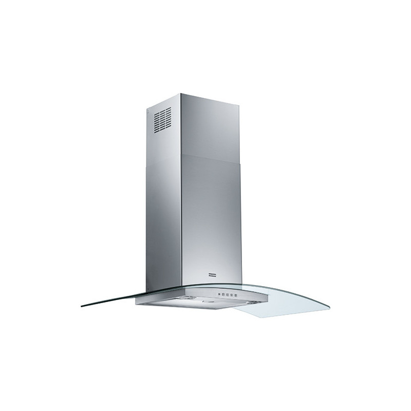 Franke T-Glass Curved FGC 925 XS NP Cappa aspirante a parete Acciaio inox 700 m³/h B