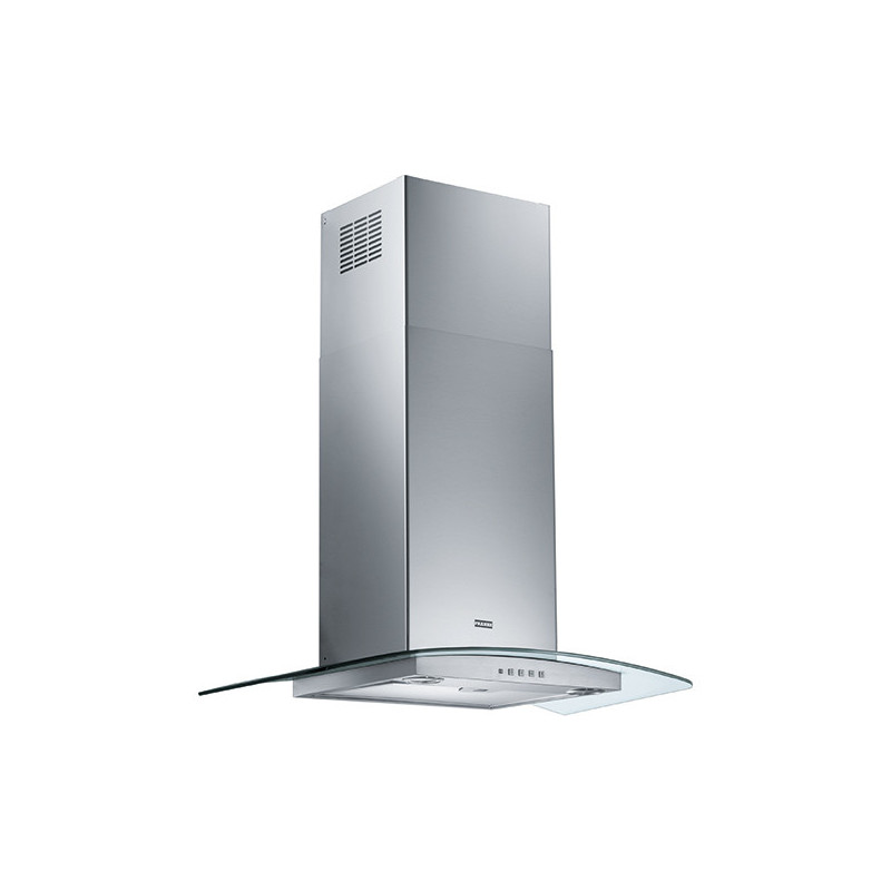 Franke T-Glass Curved FGC 625 XS NP Cappa aspirante a parete Acciaio inox 700 m³/h B