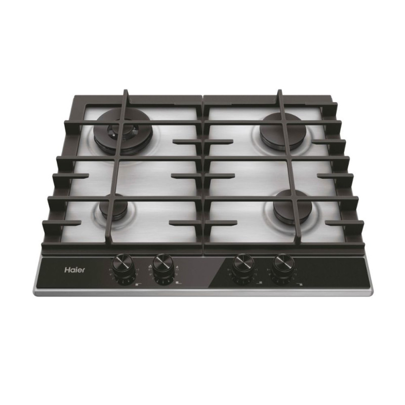 Haier Series 4 HAHG6BR4XH Acciaio inox Da incasso 59.5 cm Gas 4 Fornello(i) Nuovo