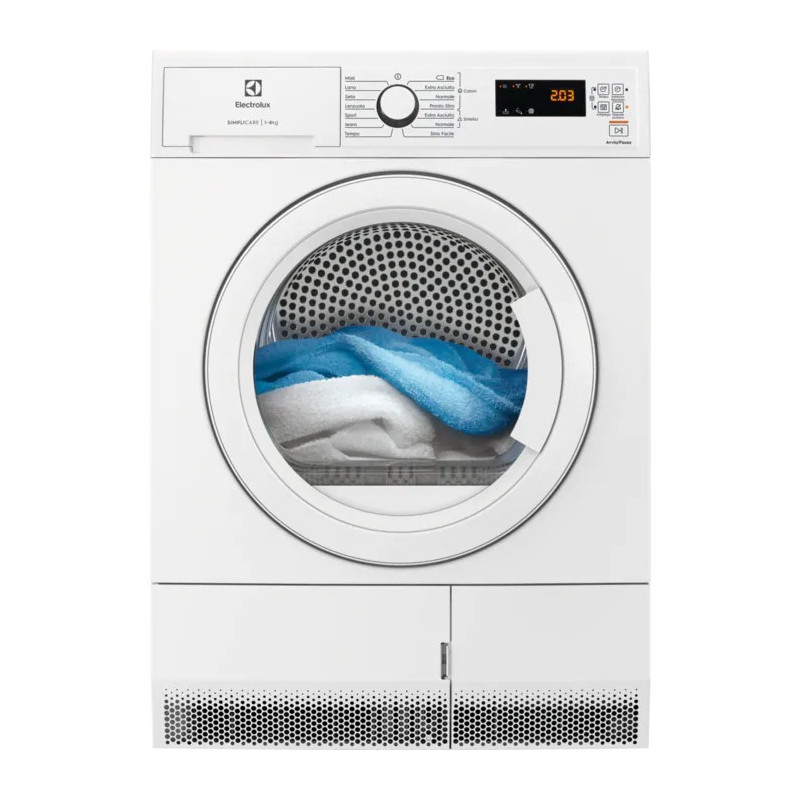 Electrolux EDH4825TW asciugatrice Libera installazione Caricamento frontale 8 kg A++ Bianco Presa