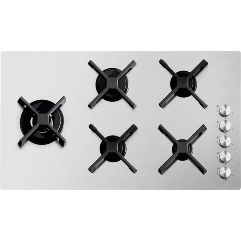 Barazza 1PSPF95 piano cottura Acciaio inox Da incasso 90 cm Gas 5 Fornello(i) Italia
