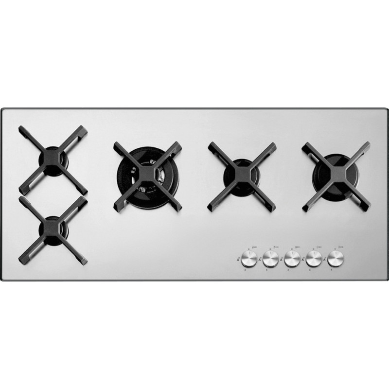 Barazza 1PSP105 piano cottura Acciaio inox Da incasso 100 cm Gas 5 Fornello(i) In Linea