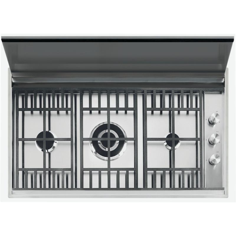 Barazza 1PLBC2T piano cottura Nero Acciaio inox Da incasso Gas 3 Fornello(i) Promozione Limitata