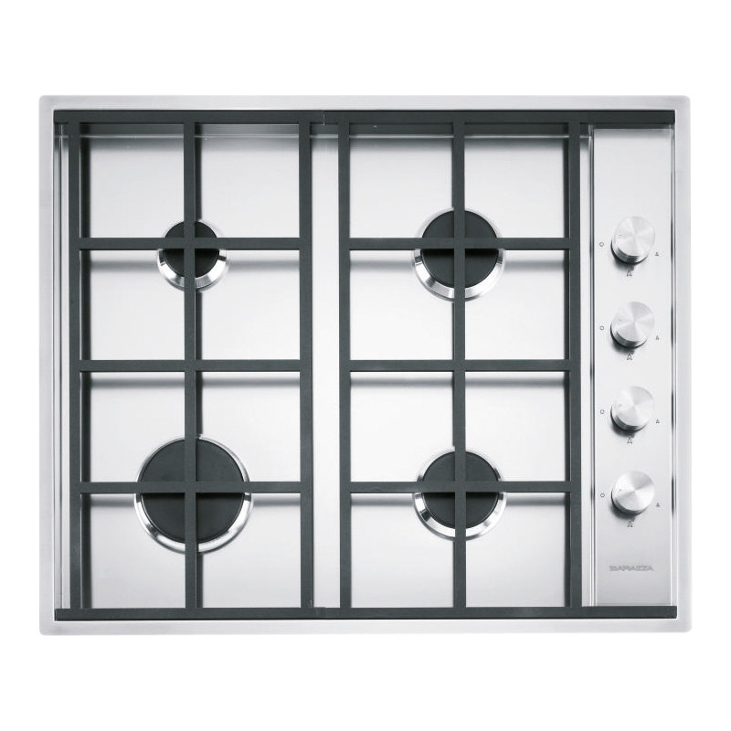 Barazza 1PLB4 piano cottura Acciaio inox Da incasso Gas 4 Fornello(i) Convenienza