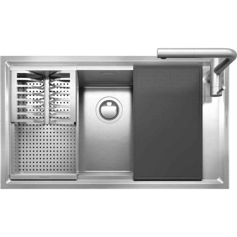 Barazza 1LES91RK lavello Lavello ad incasso Rettangolare Acciaio inox