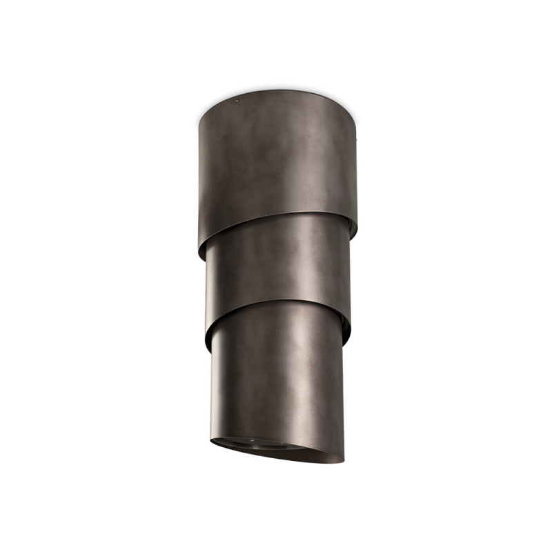 FABER S.p.A. Pareo Evo Plus Tibetan Silver Cappa aspirante a isola Argento 590 m³/h In Saldo