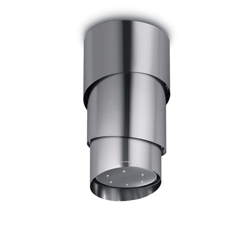 FABER S.p.A. Pareo Evo Plus Cappa aspirante a isola Acciaio inox 590 m³/h Nuova