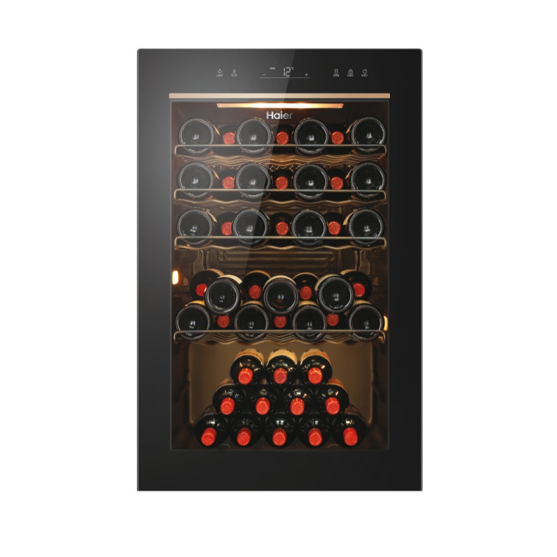 Haier Wine Bank 50 Serie 3 HWS49GAE Cantinetta vino con compressore Libera installazione Nero 49 bottiglia/bottiglie 2025
