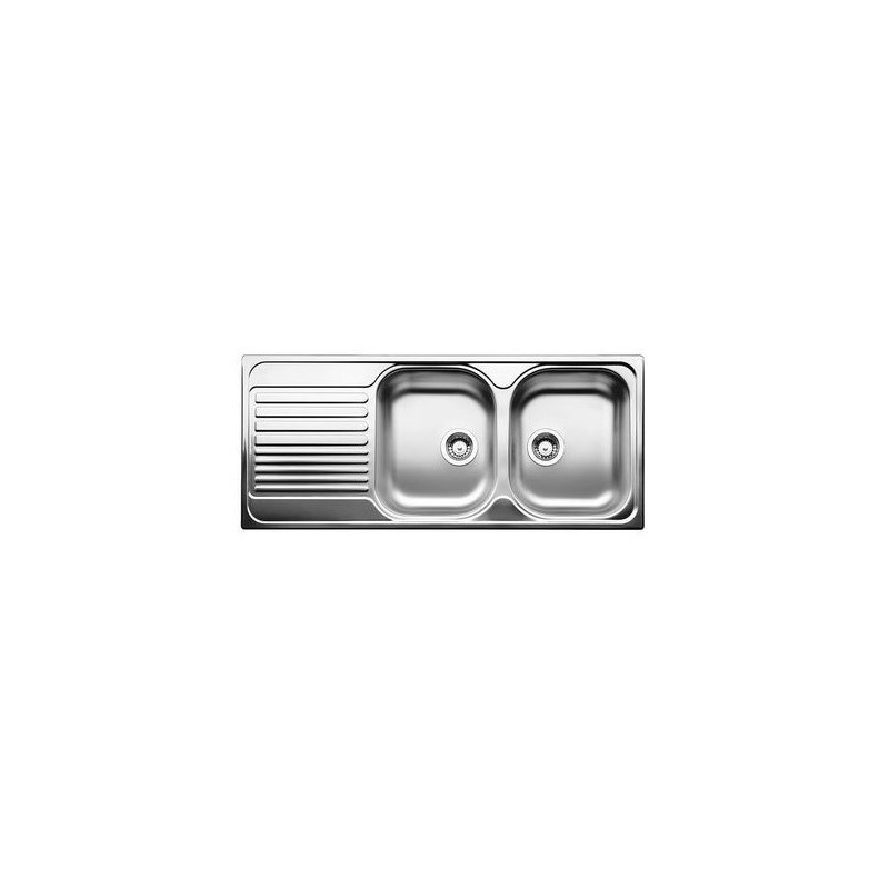 BLANCO 1324950 Lavello TIPO 8 S Compact 2 vasche Dx dimensione 1160x500 mm Acciaio Inox