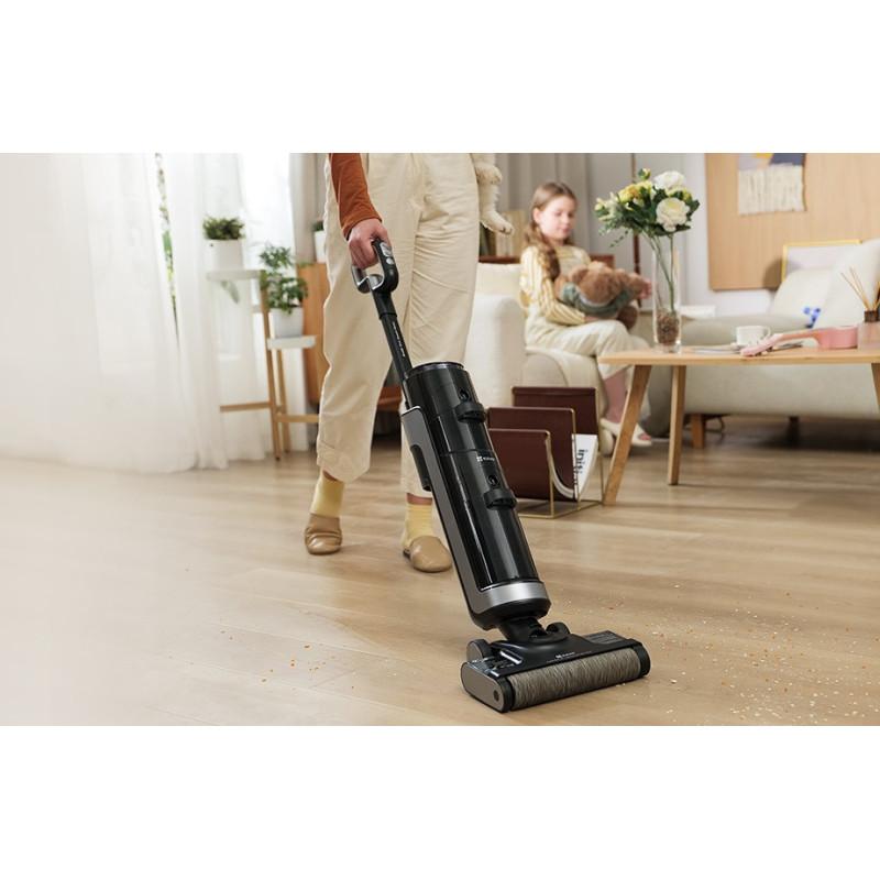 EZVIZ RH1 Aspirapolvere verticale Batteria Secco e bagnato HEPA Senza sacchetto 200 W Nero Grigio 4 Ah Presa