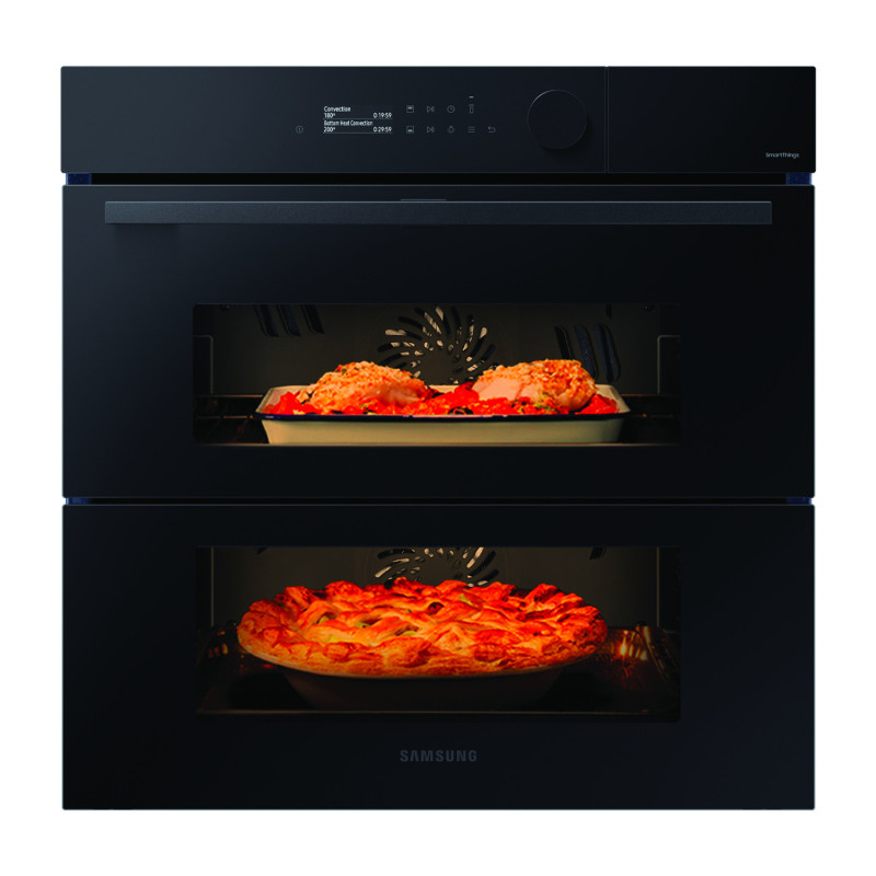 Samsung NV7B5760WBK Forno ad incasso a Vapore Serie 5 76 L A+ Vetro Nero Qualità