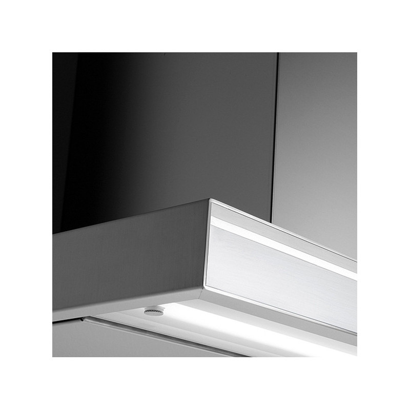 Falmec Lumina NRS Cappa aspirante a parete Nero Acciaio inox 800 m³/h B Fino Al -60%