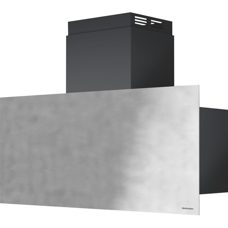 Barazza 1KUNP91 cappa aspirante Cappa aspirante a parete Nero Acciaio inox 800 m³/h A Italy