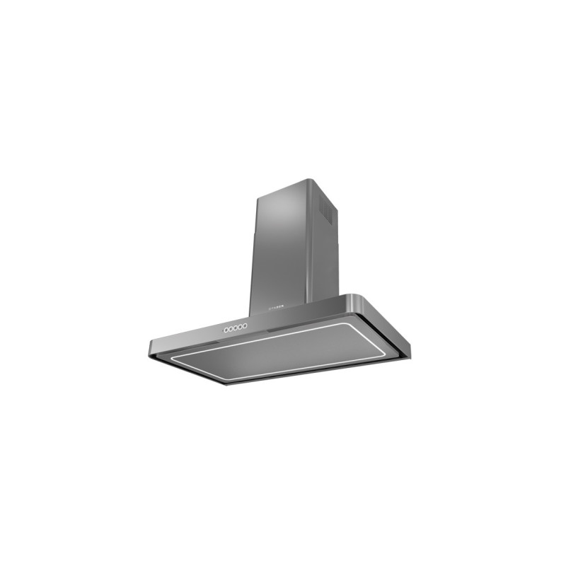 FABER S.p.A. T-Light Inox A90 Evo Cappa aspirante a parete Acciaio inox 690 m³/h Consegna Veloce