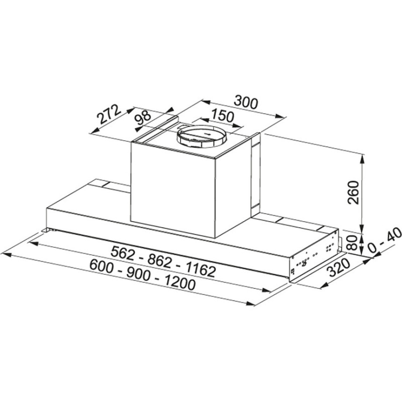 Franke Style Plus 1208 Integrato Acciaio inox 550 m³/h A Fino Al -60%
