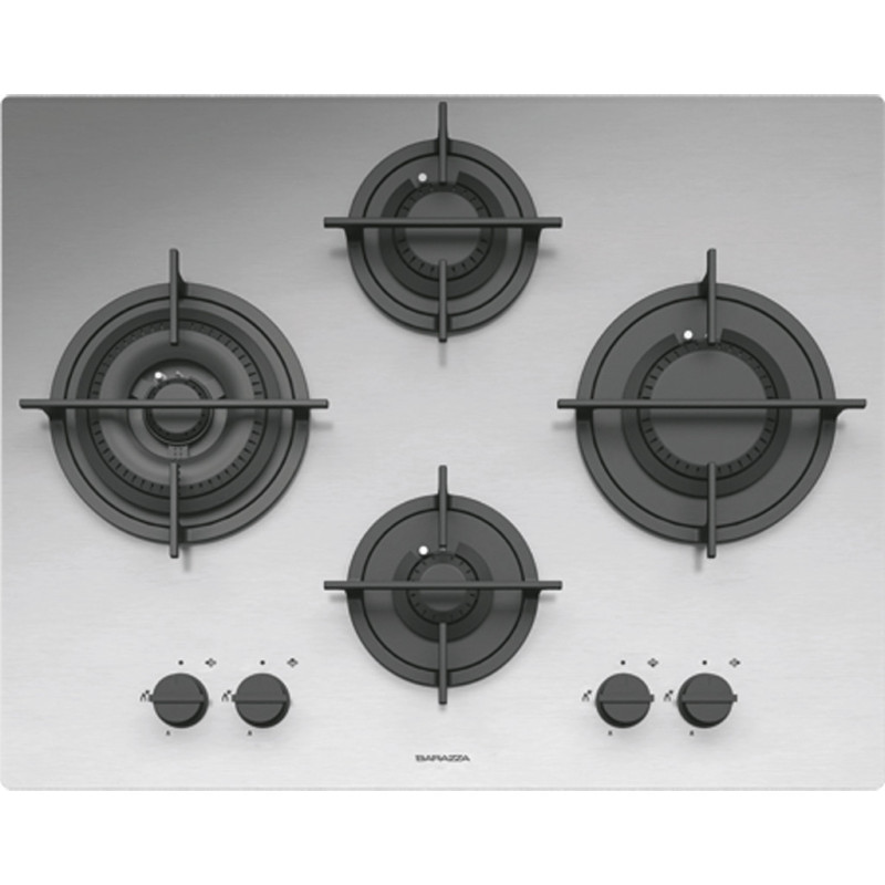 Barazza 1PMD64 piano cottura Acciaio inox Da incasso 65 cm Gas 4 Fornello(i)