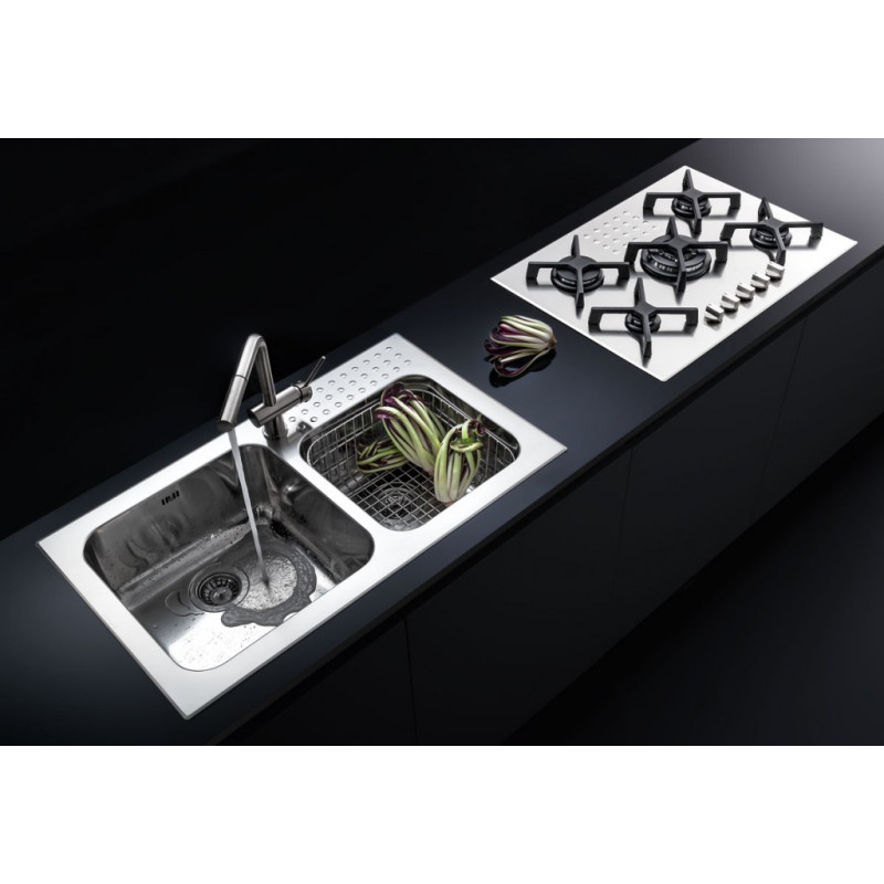 Barazza 1IS12060/2S lavello Lavello montato su piano Rettangolare Acciaio inox Black Friday Prezzi