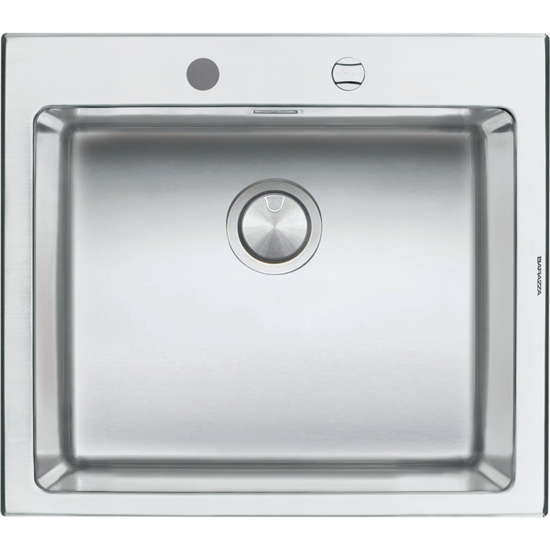 Barazza 1LBO61 lavello Lavello ad incasso Rettangolare Acciaio inox Sottocosto