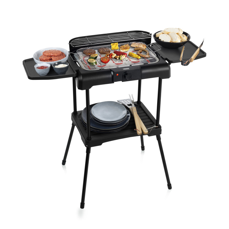 Princess 01.112250.01.001 BBQ elettrico con ripiani laterali I Più Venduti