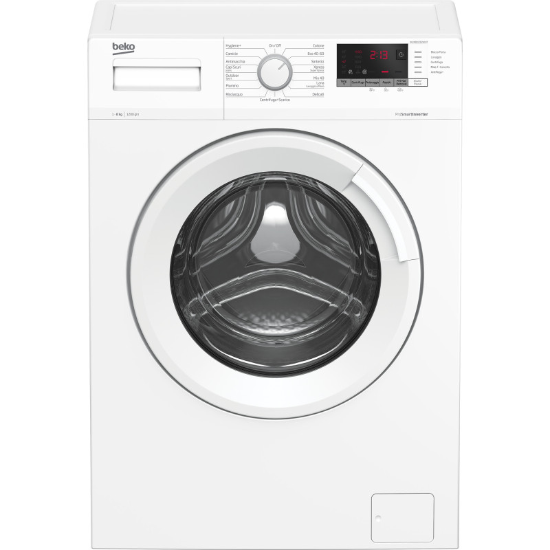 Beko WUXR81282WI/IT lavatrice Caricamento frontale 8 kg 1200 Giri/min Bianco In Saldo