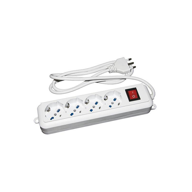 Link Accessori LKMP04 prolunghe e multiple 1 5 m 4 presa(e) AC Interno Bianco