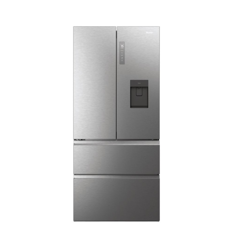 Haier FD 83 Serie 7 HFW7819EWMP frigorifero side-by-side Libera installazione 537 L E Platino Acciaio inox