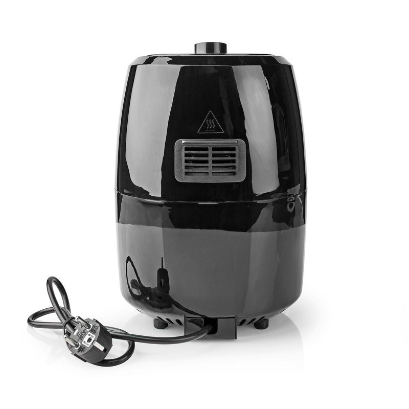 Nedis KAAF120FBK friggitrice Singolo 2 4 L Indipendente 1000 W Friggitrice ad aria calda Alluminio Nero Cyber Monday