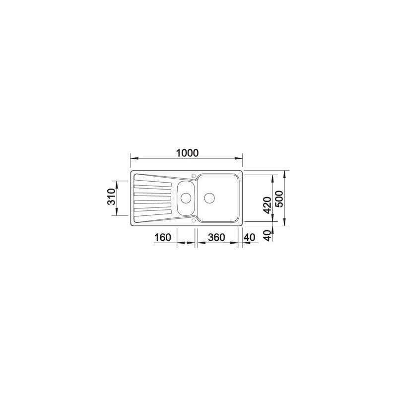 Blanco NOVA 6 S 1217081 Lavello incasso 100 x 50 cm Silgranit 2 Vasche e Gocciolatoio - Avana Offerta Giorno del Papà