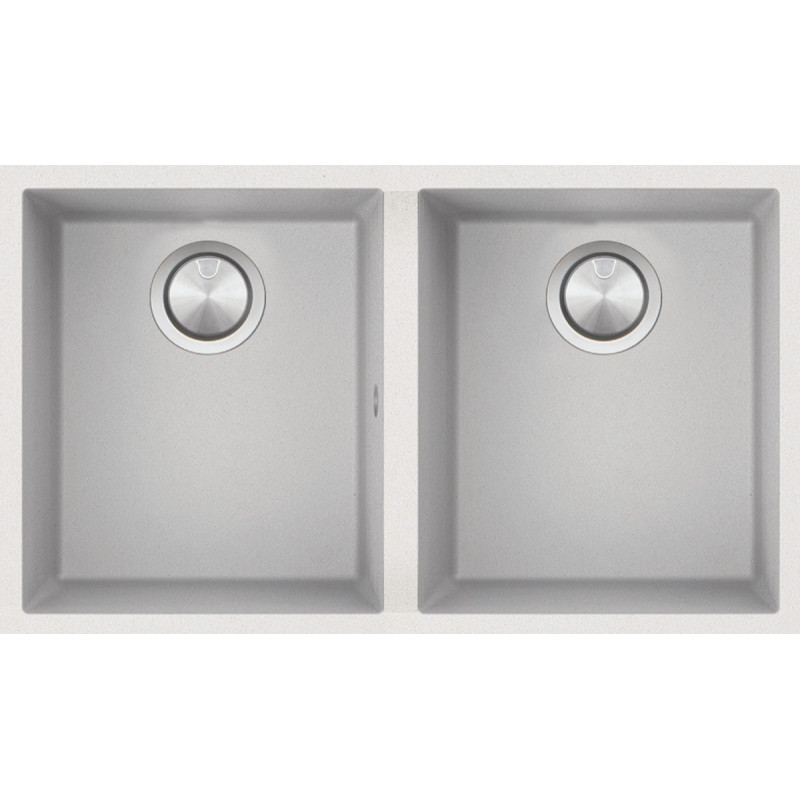 Barazza DOPPIA VASCA QUADRA SOUL DA 72×39 5 Ritorno libero