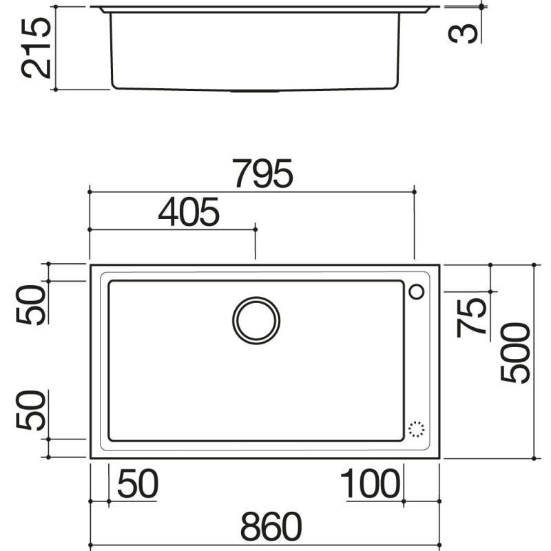 Barazza 1LES91R lavello Lavello ad incasso Rettangolare Acciaio inox Sconti questo mese