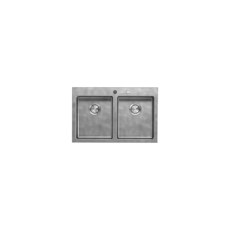 Barazza Unique Rettangolare Acciaio inox In Linea