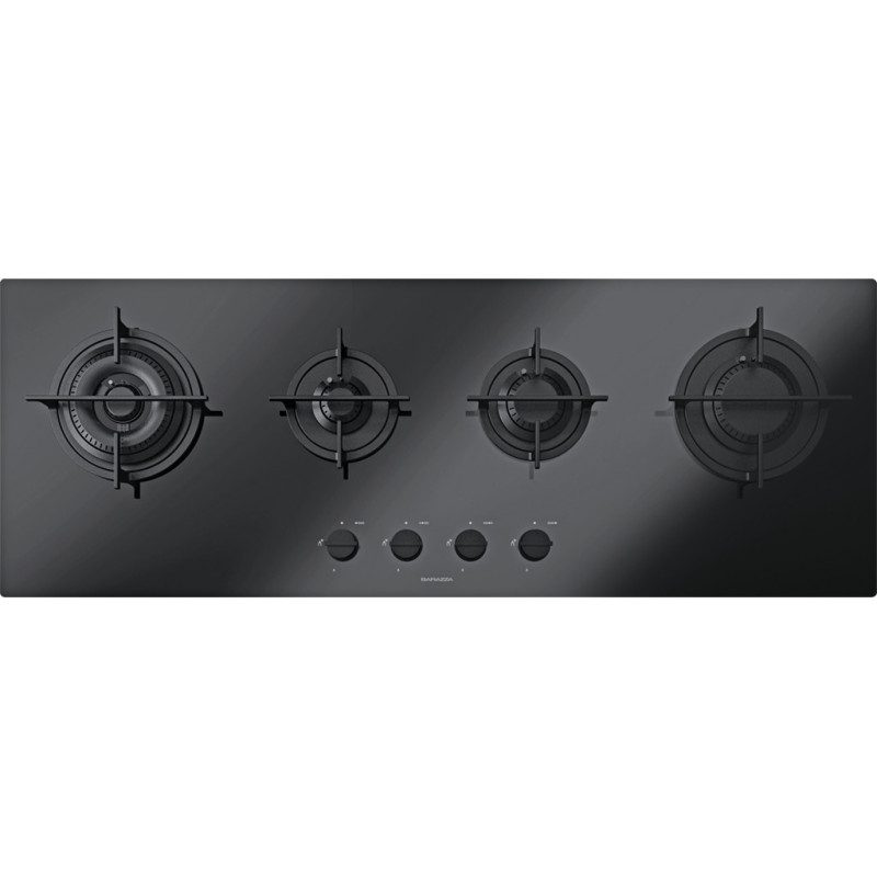 Barazza 1PMD104N piano cottura Nero Da incasso Gas 4 Fornello(i) Acquista Ora