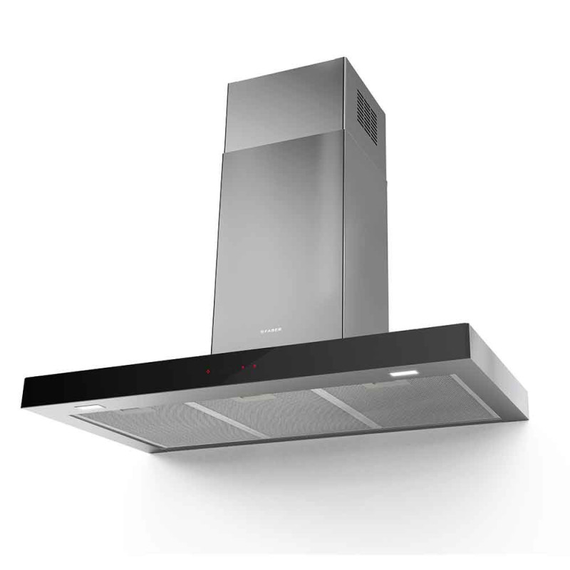 FABER S.p.A. Stilo Glass Smart A60 Cappa aspirante a parete Acciaio inox 690 m³/h B