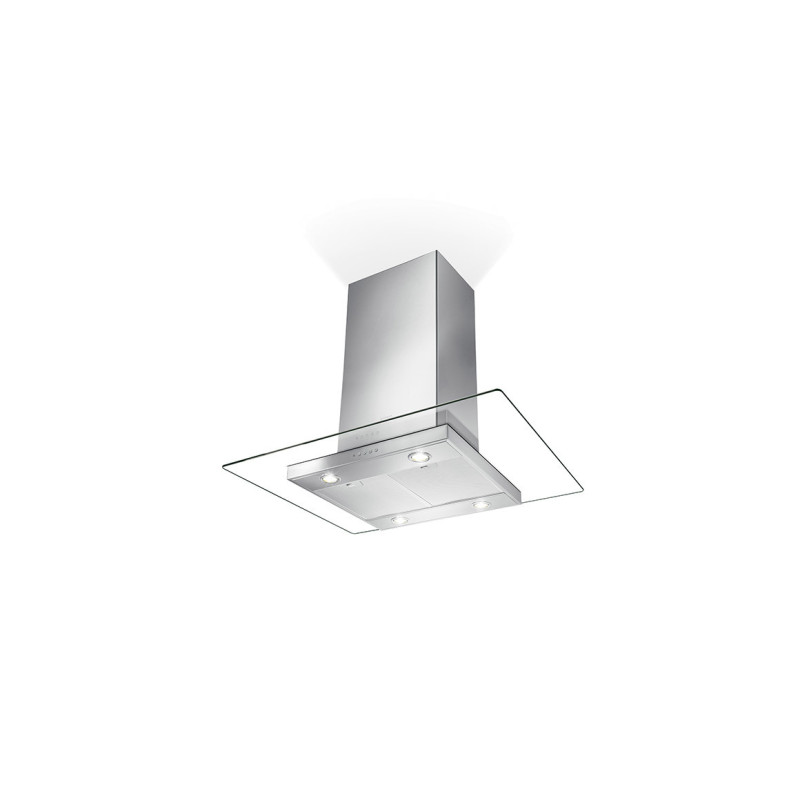 FABER S.p.A. GLASSY ISOLA/SP Cappa aspirante a isola Acciaio inox 700 m³/h B