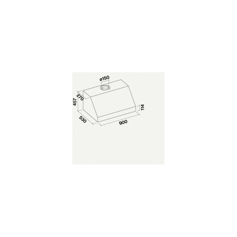 Falmec Zeus Pro Cappa aspirante a parete Acciaio inox 1000 m³/h A Discount Store per i nuovi prodotti