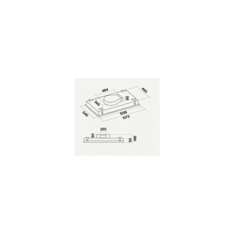 Falmec Stella Integrato a soffitto Bianco B Black Friday Prezzi