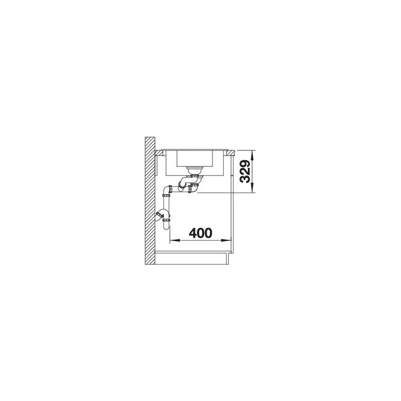 BLANCO 1519858 Sona 6 S lavello 1 vasca+vaschetta+gocciolatoio 100x50cm Silgranit Tartufo Novità
