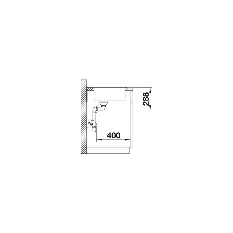 BLANCO 1523099 Lavello Zerox Durinox 700-IF 74x44cm Inox Offerta