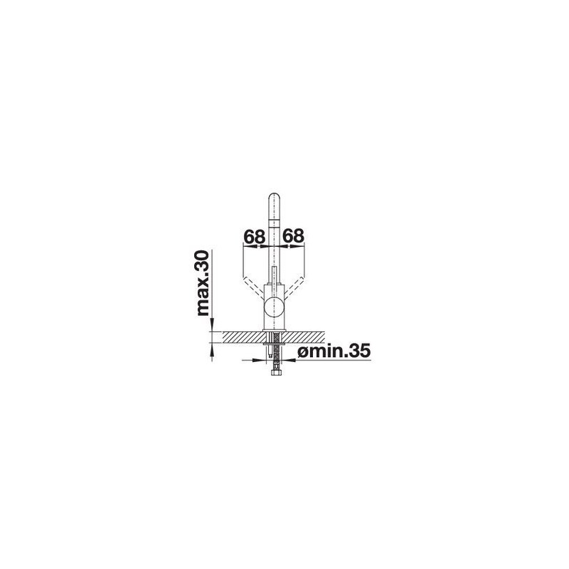 BLANCO 1523103 MISCELATORE MILI canna alta girevole fino a 360 flessibile 350 mm antracite Fino al 60% di sconto