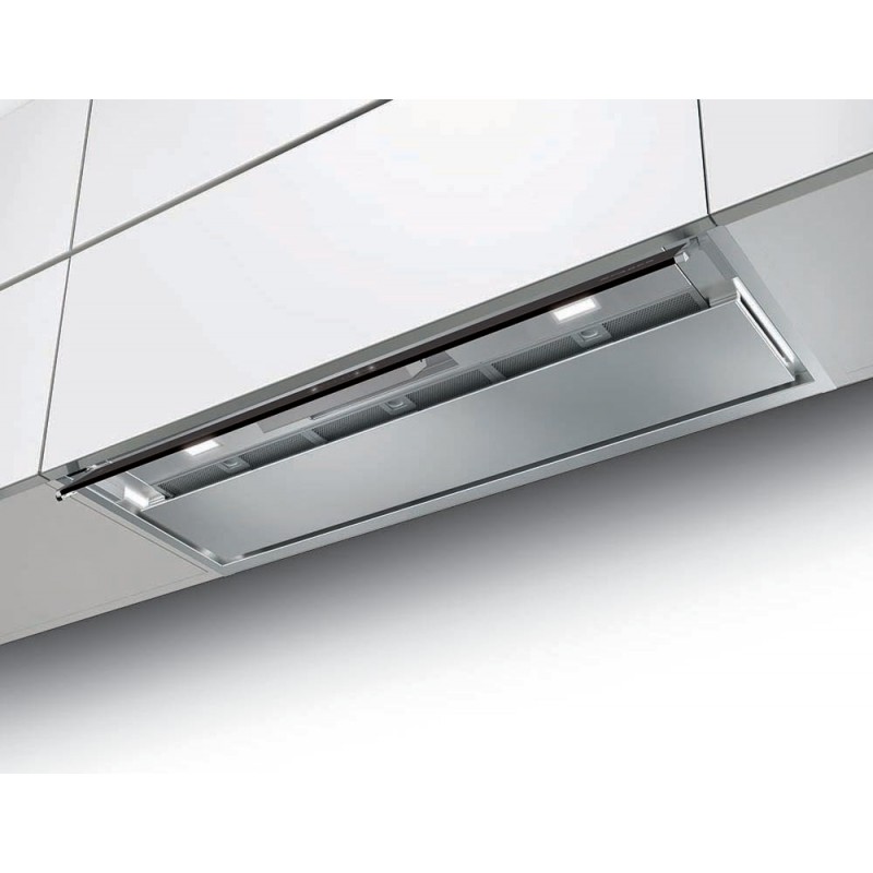 Faber 305.0615.688 in-nova air x kl a90 Dream Cappa ad incasso cm. 90 - inox/vetro nero