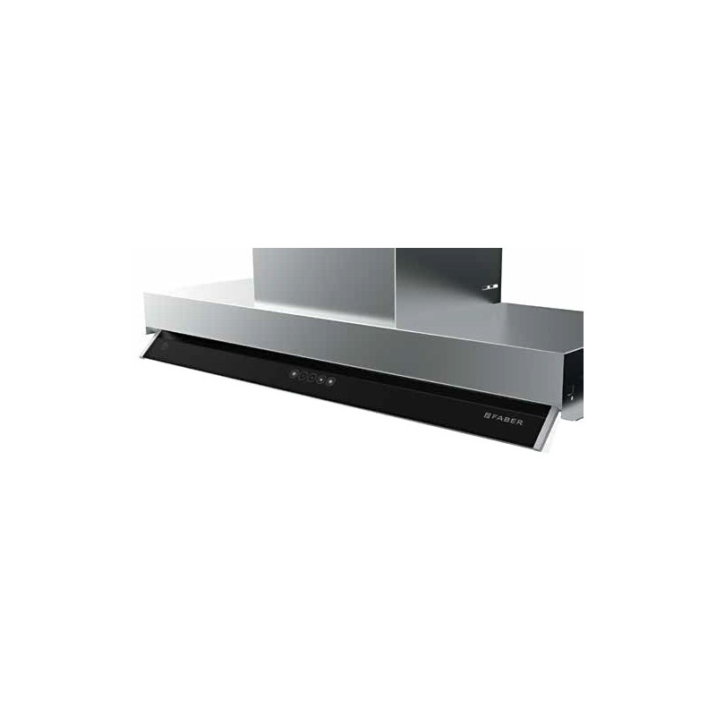 Faber 305.0615.688 in-nova air x kl a90 Dream Cappa ad incasso cm. 90 - inox/vetro nero Spedizione gratuita